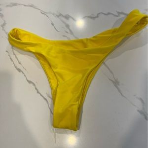 Zaful yellow bathing suit bottoms